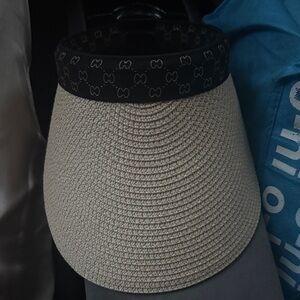 Elegant Beige Sun Visor Hat